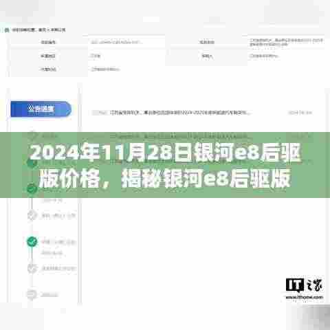 揭秘银河e8后驱版价格,独特体验与价格揭晓,2024年最新行情!