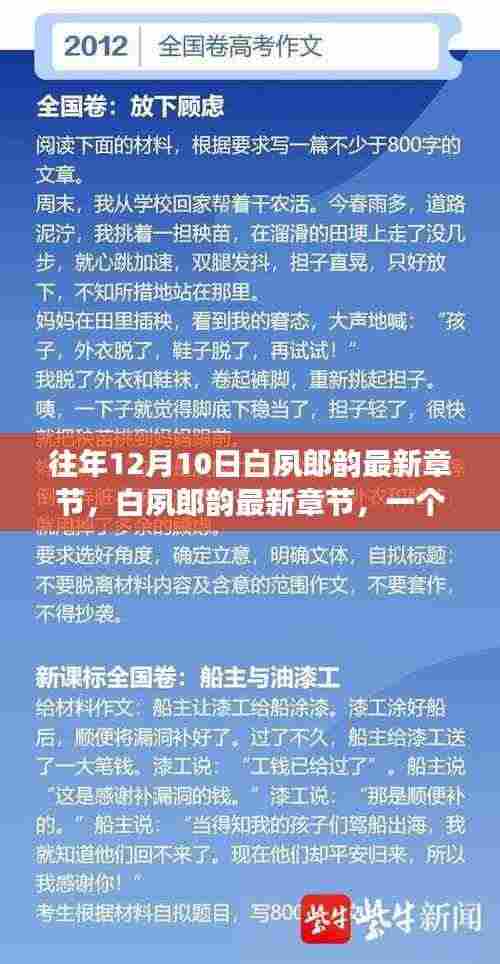 文学现象揭秘,白夙郎韵最新章节探讨与往年更新动态分析