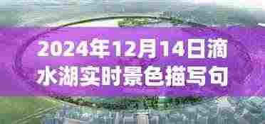 滴水湖梦幻冬夜景色实时描写