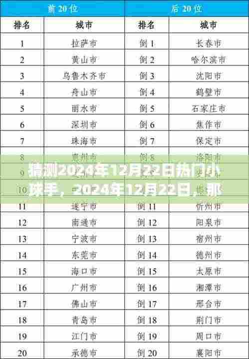 友情与梦想交织,小球手之星在2024年12月22日的冉冉升起之旅