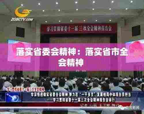 落实省委会精神：落实省市全会精神 