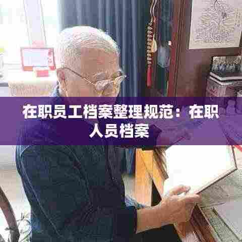 在职员工档案整理规范:在职人员档案