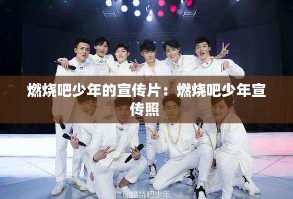 燃烧吧少年的宣传片:燃烧吧少年宣传照