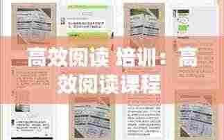 高效阅读 培训:高效阅读课程