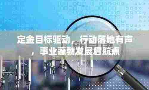 定金目标驱动，行动落地有声，事业蓬勃发展启航点