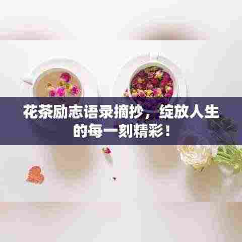 花茶励志语录摘抄，绽放人生的每一刻精彩！