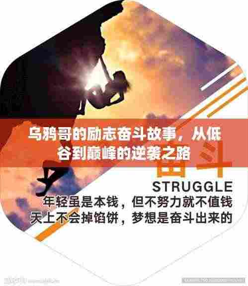 乌鸦哥的励志奋斗故事,从低谷到巅峰的逆袭之路