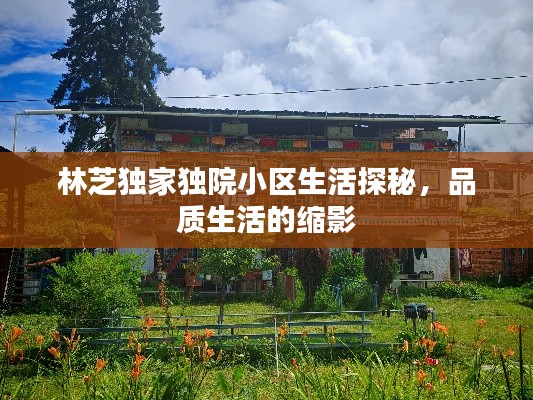 林芝独家独院小区生活探秘，品质生活的缩影