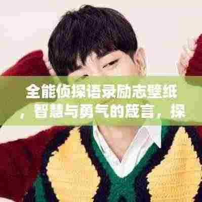 全能侦探语录励志壁纸,智慧与勇气的箴言,探寻真相的力量