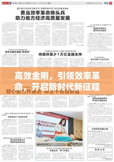 高效金刚,引领效率革命,开启新时代新征程